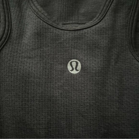 Lululemon Ebb to Street Tank – Charcoal – Size 8 hip length– Excellent Condition - Picture 6 of 8